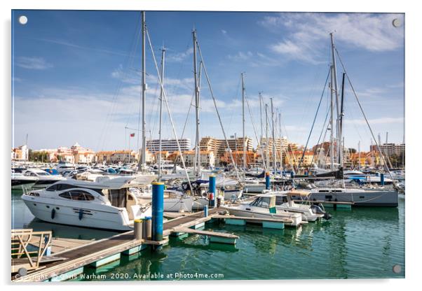 Vilamoura Harbour - The Algarve, Portugal Acrylic by Chris Warham