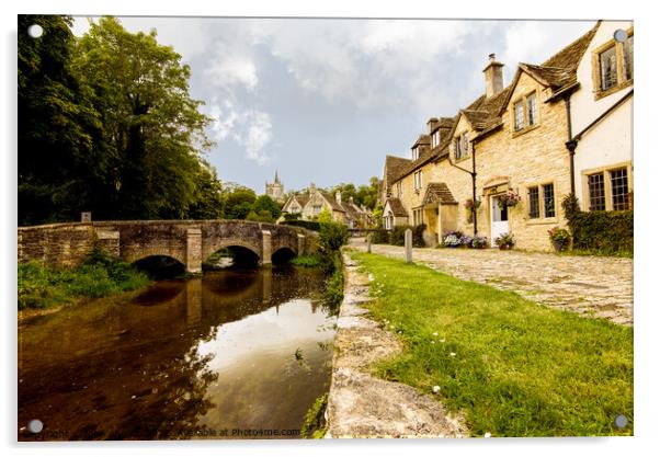 Castle Combe Acrylic by john english