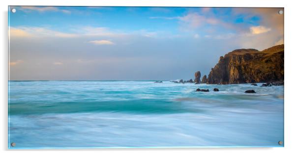 Dalmore Beach Seascape Acrylic by Phil Durkin DPAGB BPE4