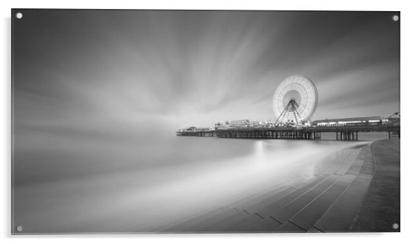 Surreal Blackpool Pier  Acrylic by Phil Durkin DPAGB BPE4