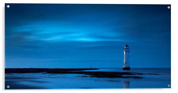 Blue In New Brighton Acrylic by Phil Durkin DPAGB BPE4