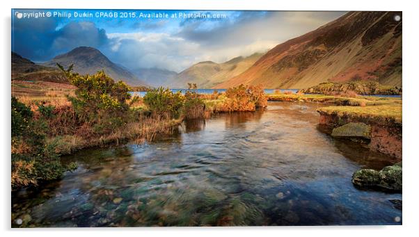  Wast Water Acrylic by Phil Durkin DPAGB BPE4