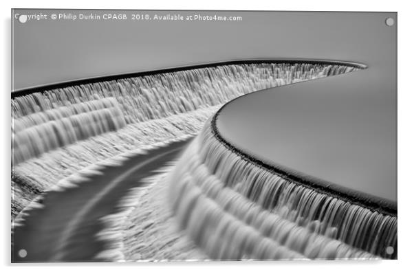 The Spillway Acrylic by Phil Durkin DPAGB BPE4