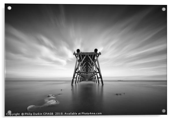The Majestic Steetley Pier Acrylic by Phil Durkin DPAGB BPE4