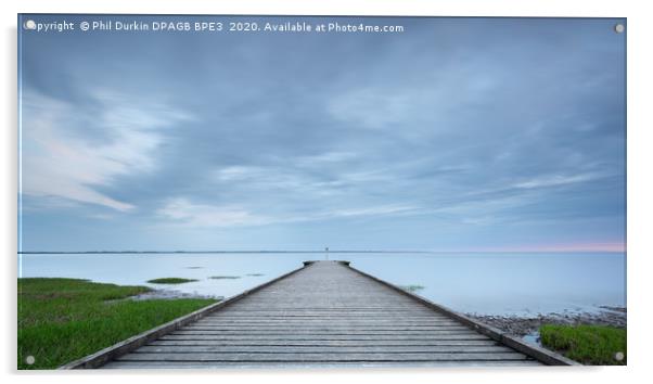 Lytham Jetty Acrylic by Phil Durkin DPAGB BPE4