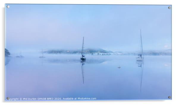 Misty Ambleside Morning Acrylic by Phil Durkin DPAGB BPE4