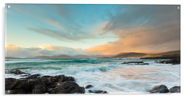 Sunset In The Outer Hebrides Acrylic by Phil Durkin DPAGB BPE4