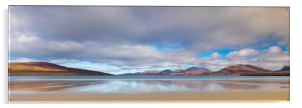 Luskentyre Beach With Reflection Acrylic by Phil Durkin DPAGB BPE4