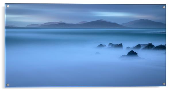 The Blue Hour - Outer Hebrides Acrylic by Phil Durkin DPAGB BPE4