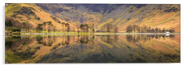 Buttermere Reflections Acrylic by Phil Durkin DPAGB BPE4