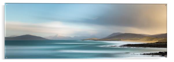 Outer Hebrides Light Show Acrylic by Phil Durkin DPAGB BPE4