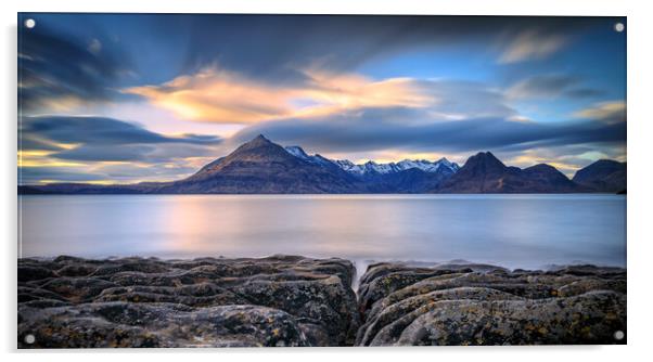 The Cuillin Mountains Skye  Acrylic by Phil Durkin DPAGB BPE4