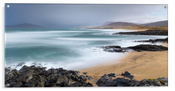 Outer Hebrides  beach Scotland Acrylic by Phil Durkin DPAGB BPE4