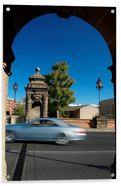 Through the arch Acrylic by Jose Manuel Espigares Garc