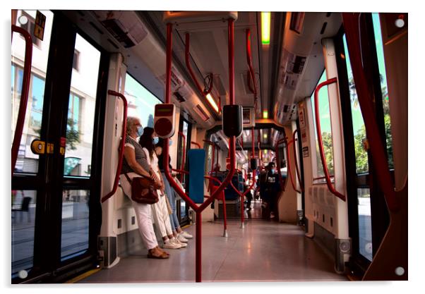 This is the interior of the tramcar which goes fro Acrylic by Jose Manuel Espigares Garc