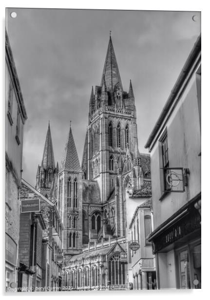Majestic Truro Cathedral Acrylic by Beryl Curran