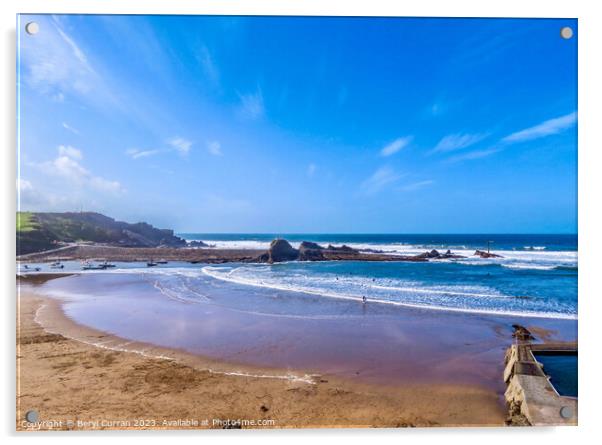 Beautiful Bude Acrylic by Beryl Curran