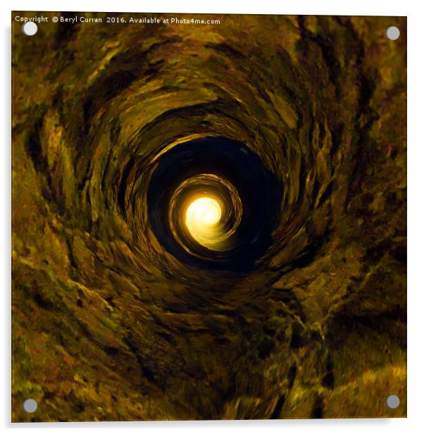 Mystical Tunnel of Hope Acrylic by Beryl Curran