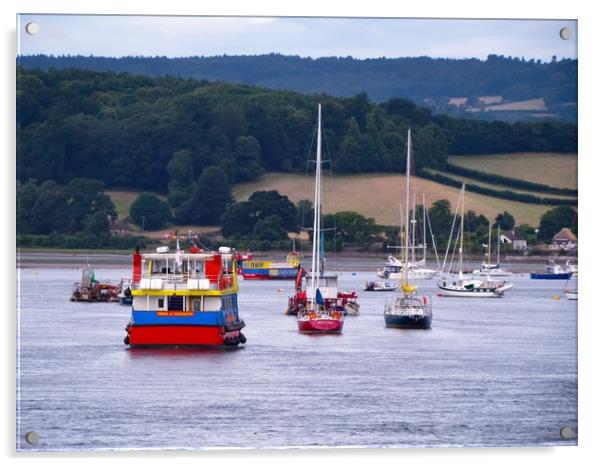 Discovering the Nautical Charm of Exmouth Acrylic by Beryl Curran