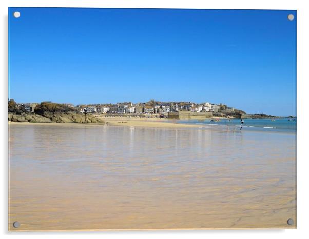 Majestic and Serene St Ives Acrylic by Beryl Curran