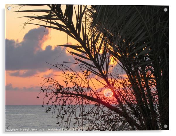 Serenity at Cretes Sunrise Acrylic by Beryl Curran