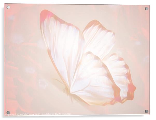 Fluttering Beauty Acrylic by Beryl Curran