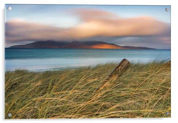 Windy Eigg Acrylic by John Finney