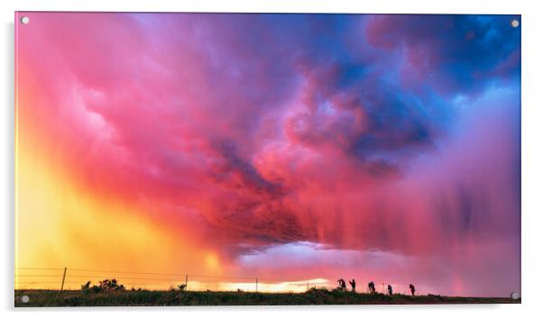 Thunderstorm Spectrum Acrylic by John Finney
