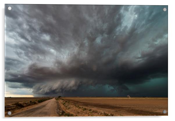 Texas storm  Acrylic by John Finney