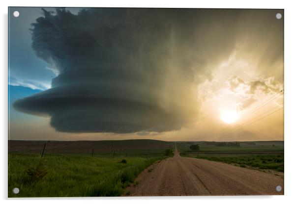 Majestic storm, Nebraska   Acrylic by John Finney