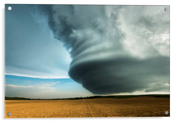 Racing the Storm Acrylic by John Finney