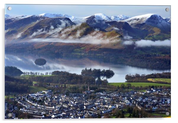 The Lake District  Acrylic by John Finney