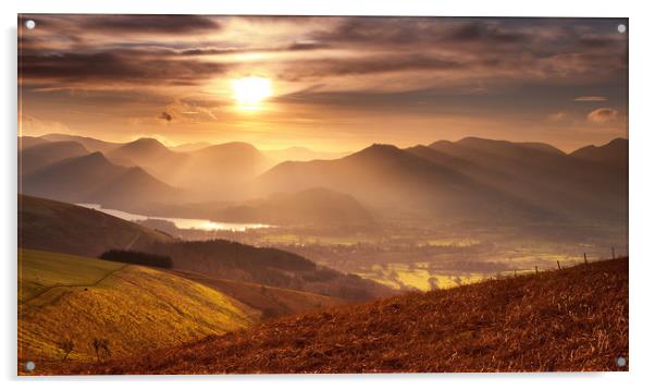 Northern Fells  Acrylic by John Finney