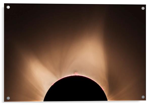 Total Eclipse Corona 2017 Acrylic by John Finney