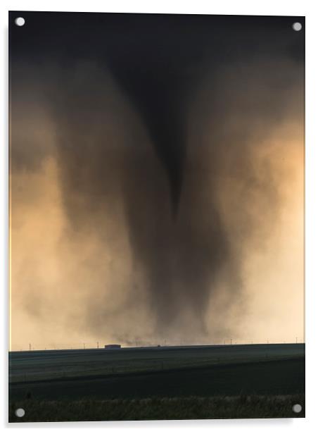 Colorado Tornado Acrylic by John Finney