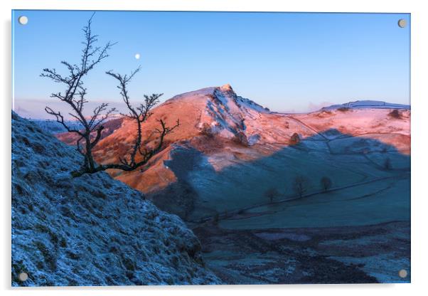 Chrome Hill Winter sunrise Acrylic by John Finney
