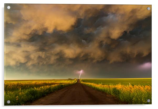 Superior Thunderstorm. Acrylic by John Finney