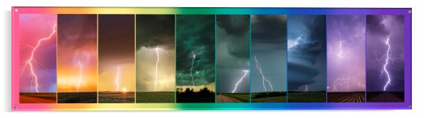 The Spectrum of Lightning  Acrylic by John Finney