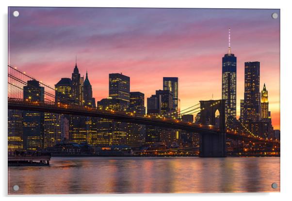 NEW YORK CITY 34 Acrylic by Tom Uhlenberg