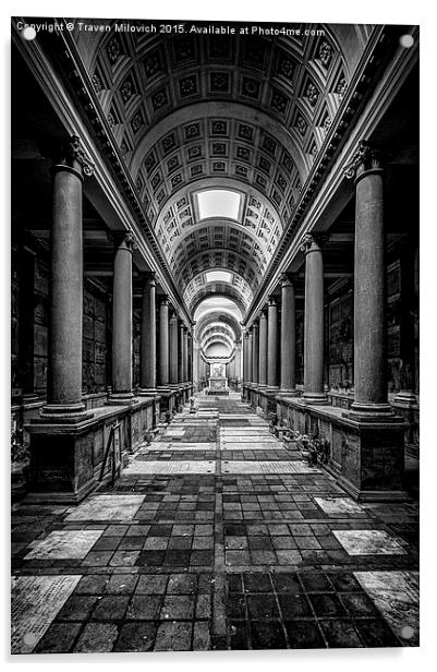 Certosa di Bologna Acrylic by Traven Milovich