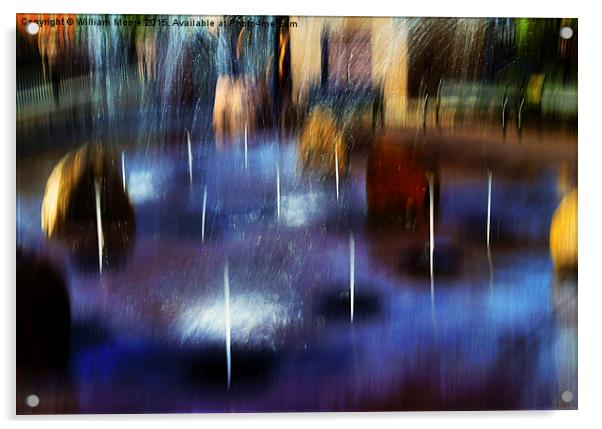 Ground Fountain I Acrylic by William Moore