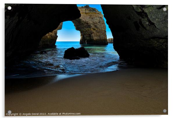 Silky sands and Arch Acrylic by Angelo DeVal