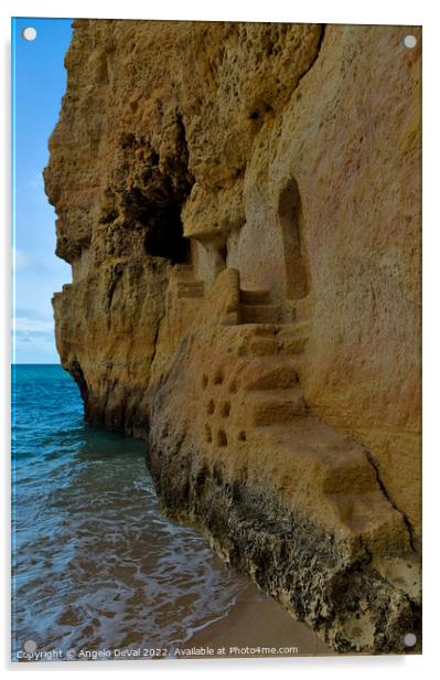 Outdoor stonerock Acrylic by Angelo DeVal