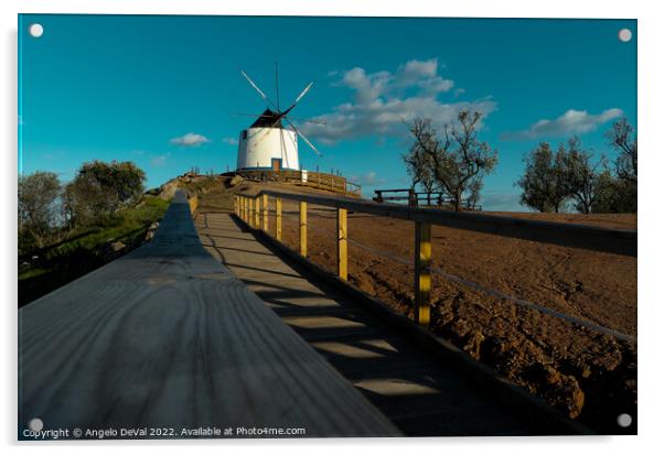 Maralhas Windmill Acrylic by Angelo DeVal