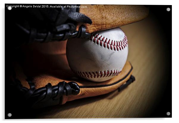 Baseball Season  Acrylic by Angelo DeVal