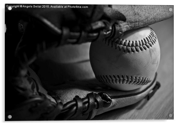 Baseball Season 2  Acrylic by Angelo DeVal