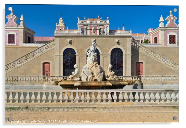 Estoi Palace in Algarve. Portugal Acrylic by Angelo DeVal