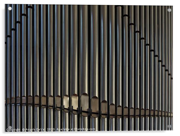 Organ Pipes Acrylic by Angelo DeVal