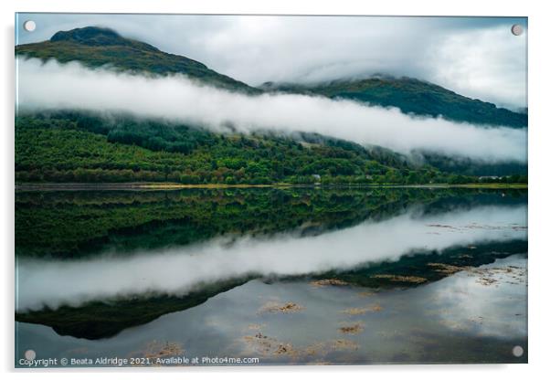 Loch Long, Scotland Acrylic by Beata Aldridge