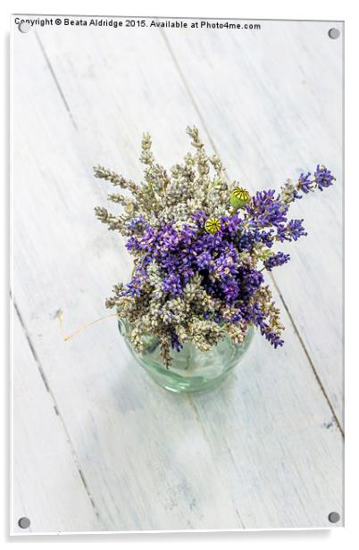  Lavender Acrylic by Beata Aldridge